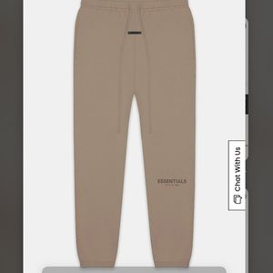 NWT CHESTNUT FEAR OF GOD SWEATS XXS!